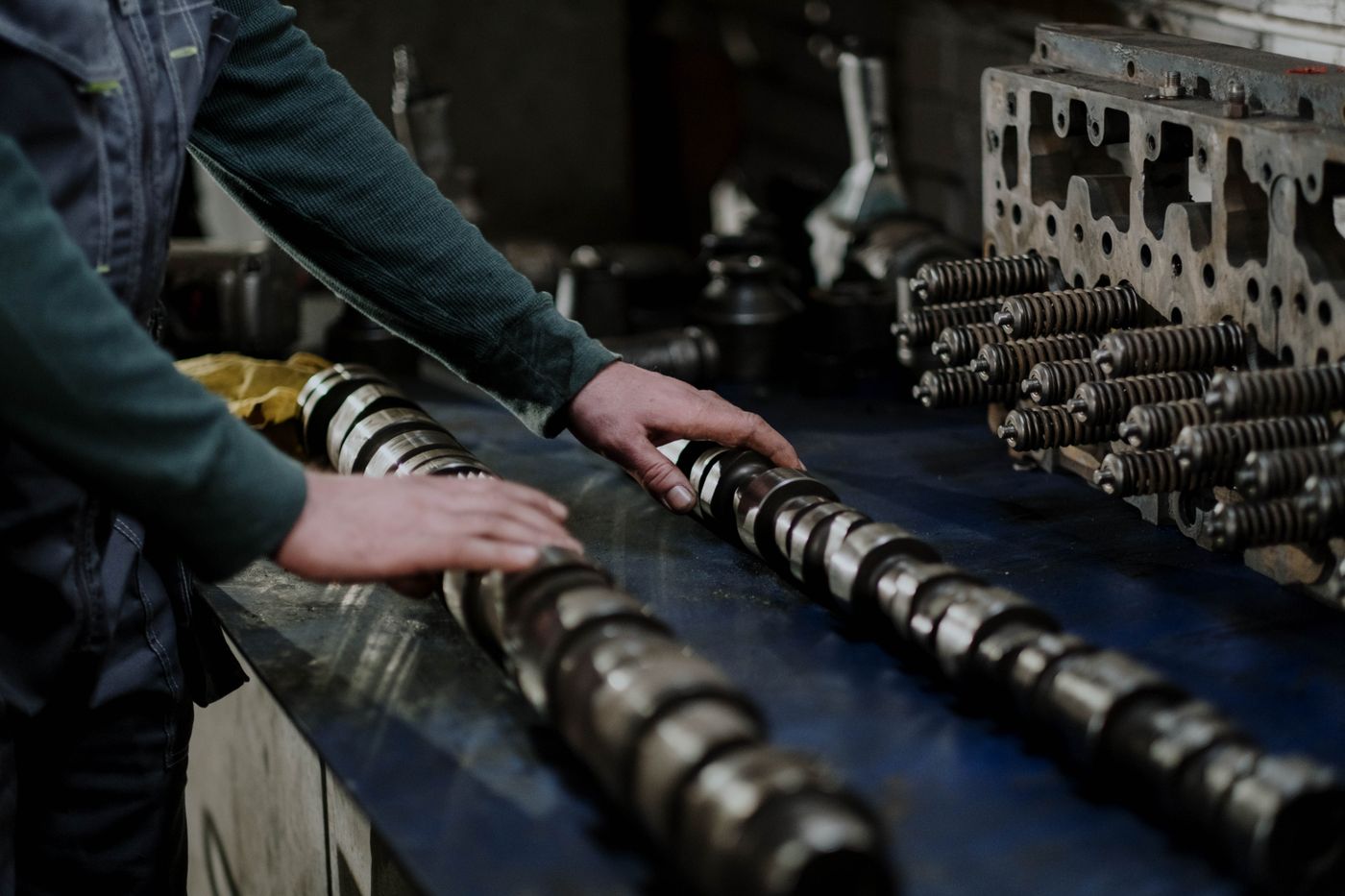 Tractor repair shop